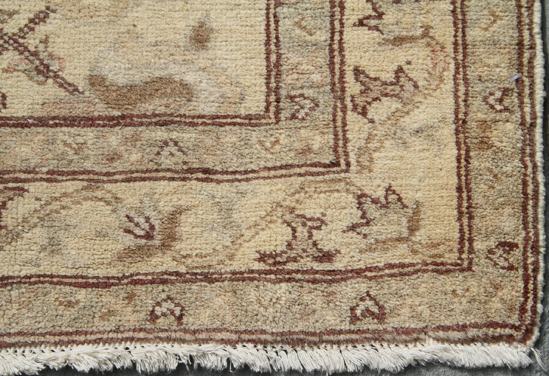 3'x9' Ariana Hand knotted Wool Geometric Soft Runner Rug