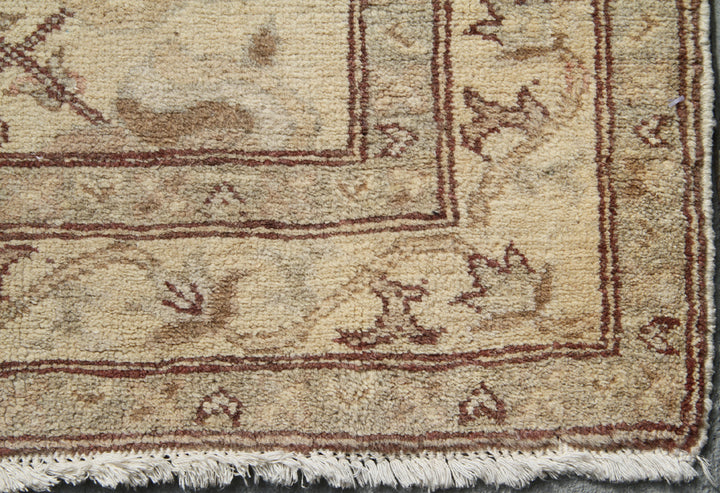 3'x9' Ariana Hand knotted Wool Geometric Soft Runner Rug