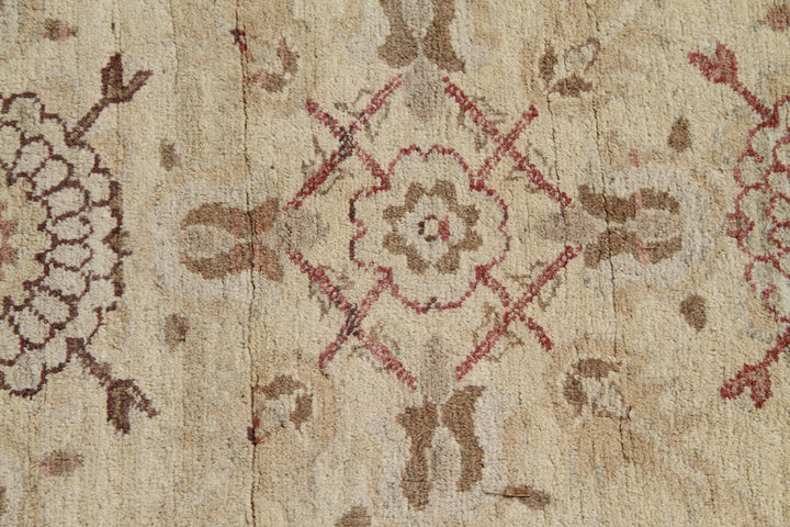 3'x9' Ariana Hand knotted Wool Geometric Soft Runner Rug