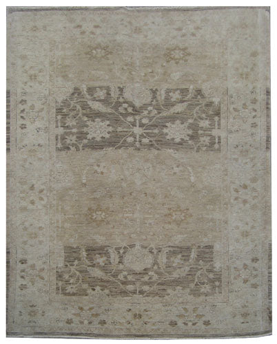 6'x9' Ariana Traditional Floral Design Hand Knotted Wool Rug