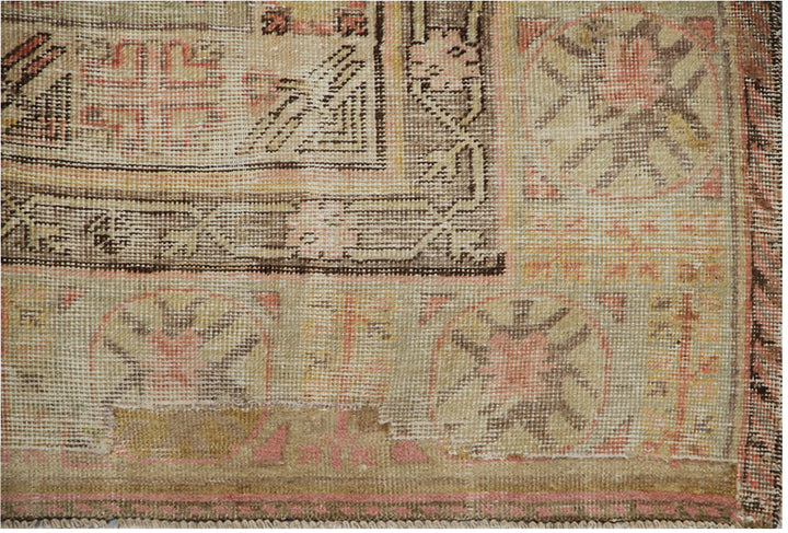 Vintage Wool Area Rug | Antique Samarkand Rug