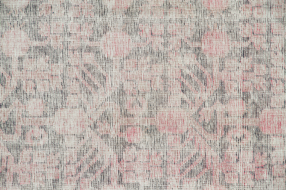 Vintage Wool Rug | Washed-out Pink Antique Samarkand