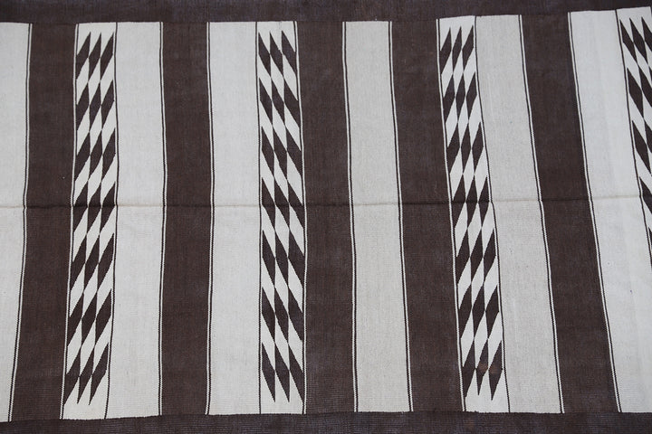 5'x17' Wide & Long Wool Kilim Rug | Tribal Kilim Rug