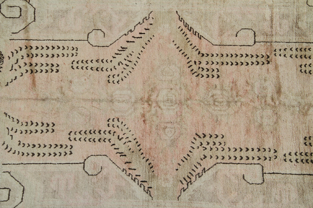 5'x9' Antique Samarkand | Vintage Khotan Rug