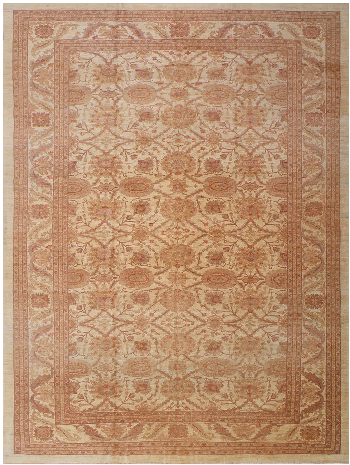 14x19 Large Oushak Design Soft Gold Color Ariana Traditional Rug