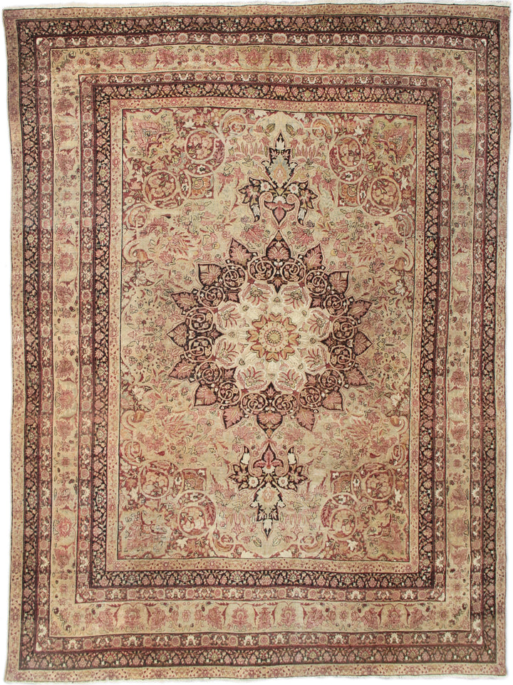 19th.Century-Persian-Kermanshah-Antique-Rug