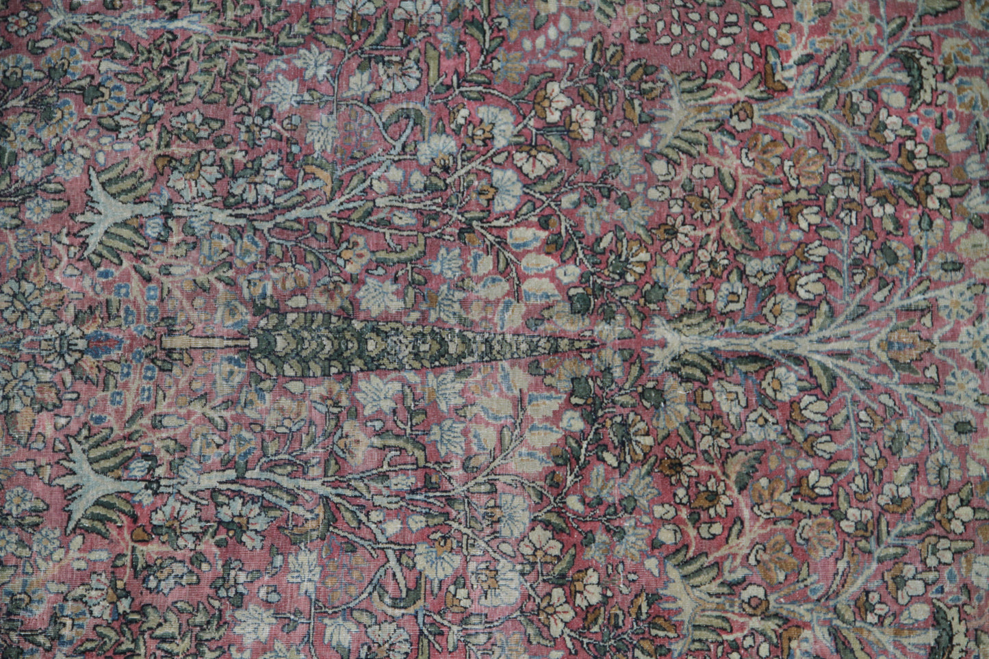 9'x12' Antique Persian Kirman Rug