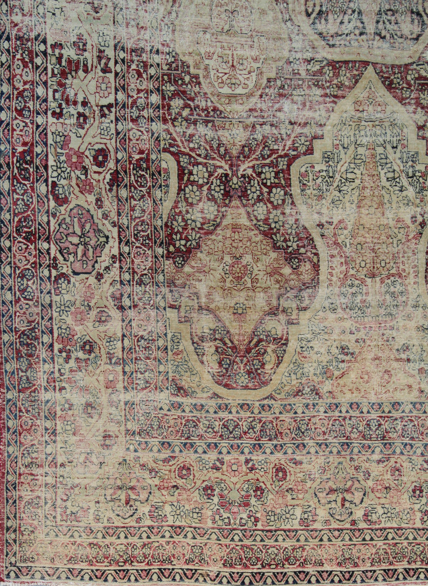 12.09 x 9.10 Antique Semi-Antique Kermanshah