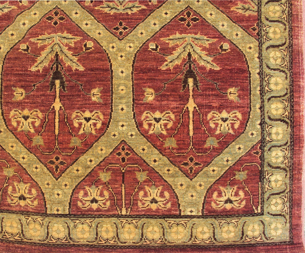 6'x13' Ariana Traditional Agra Design Runner Rug