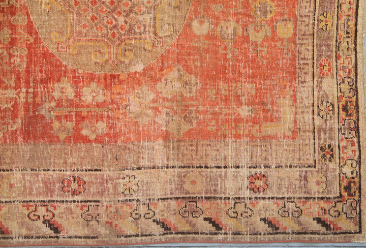 Vintage Wool Rug | Antique Samarkand Area Rug