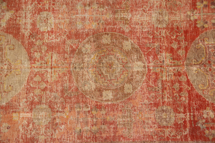 Vintage Wool Rug | Antique Samarkand Area Rug