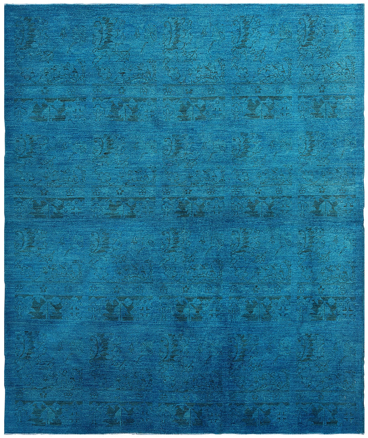 6'x7' Ariana Overdyed Rug | Blue Persian Design Rug