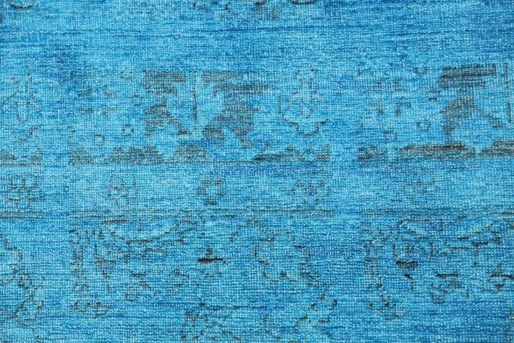 6'x7' Ariana Overdyed Rug | Blue Persian Design Rug