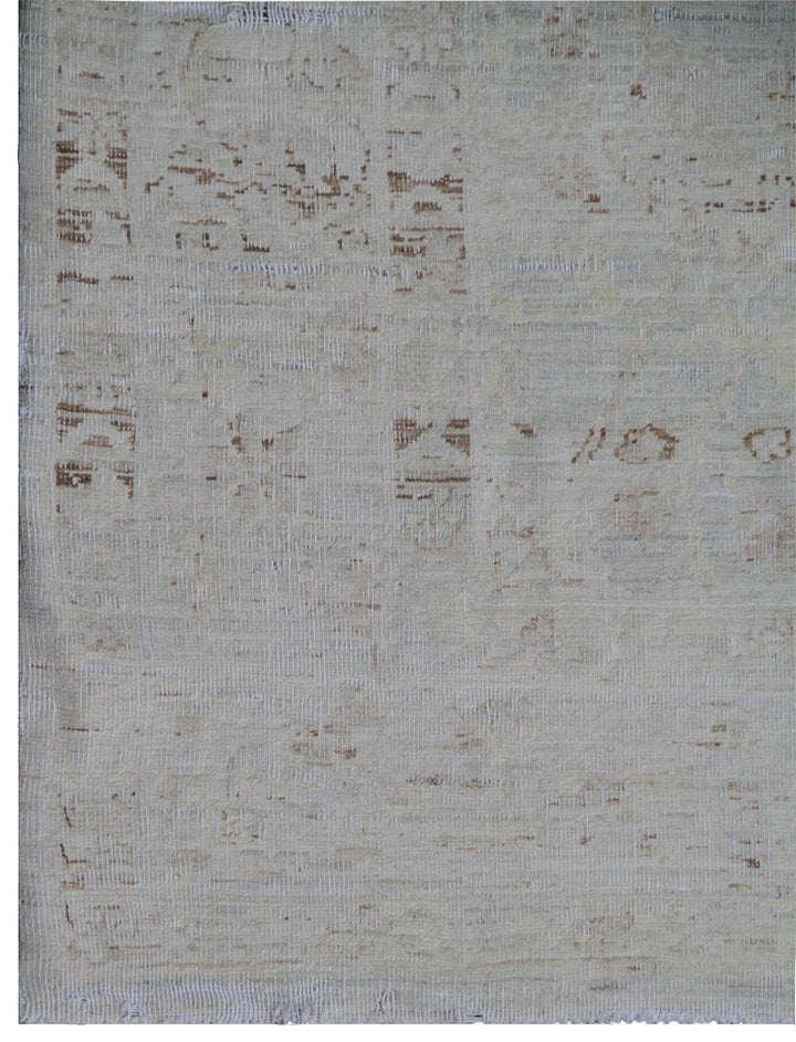 6'x8' Pale Abrash Brown Tabriz Rug | Hand-Knotted | Wool Rug