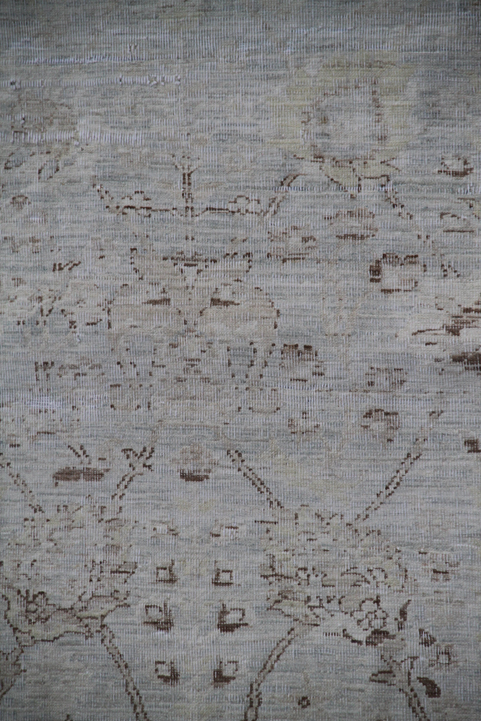 6'x8' Pale Abrash Brown Tabriz Rug | Hand-Knotted | Wool Rug