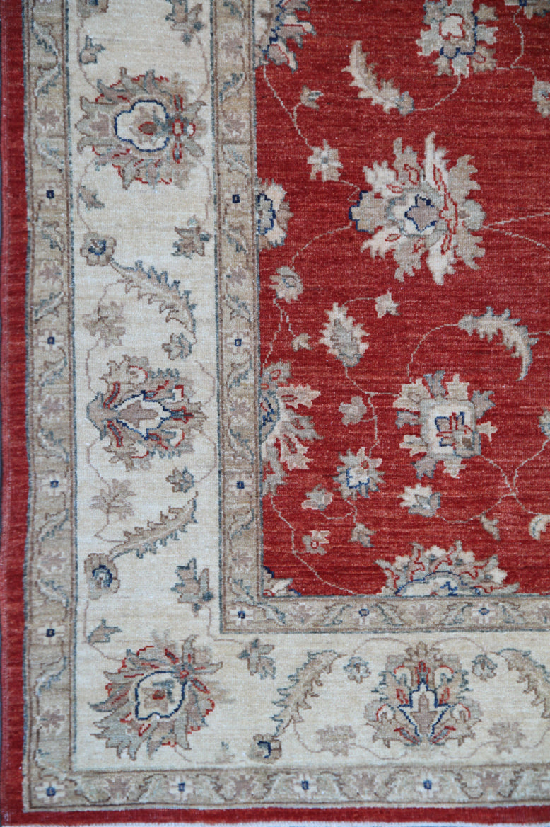 6'x8' Wool Area Rug | Traditional Agra Design Rug