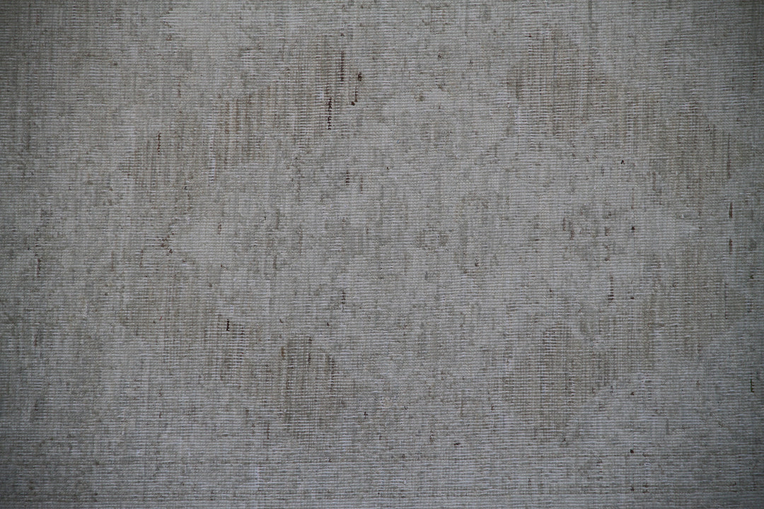6'x9' Hand-Knotted Afghan Floral Rug | Washed Pale Tones | Vintage Rug