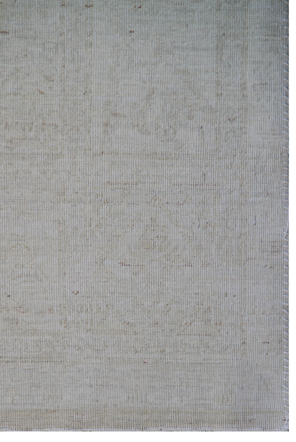 6'x9' Hand-Knotted Afghan Floral Rug | Washed Pale Tones | Vintage Rug