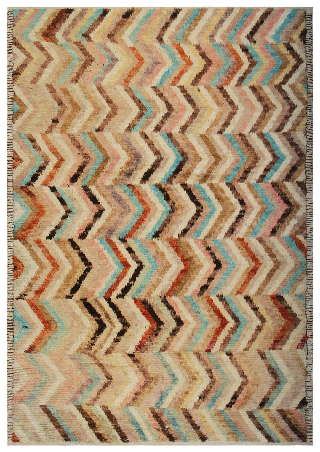 6'x9' Moroccan Rug | Shag Rug | Wool Area Rug