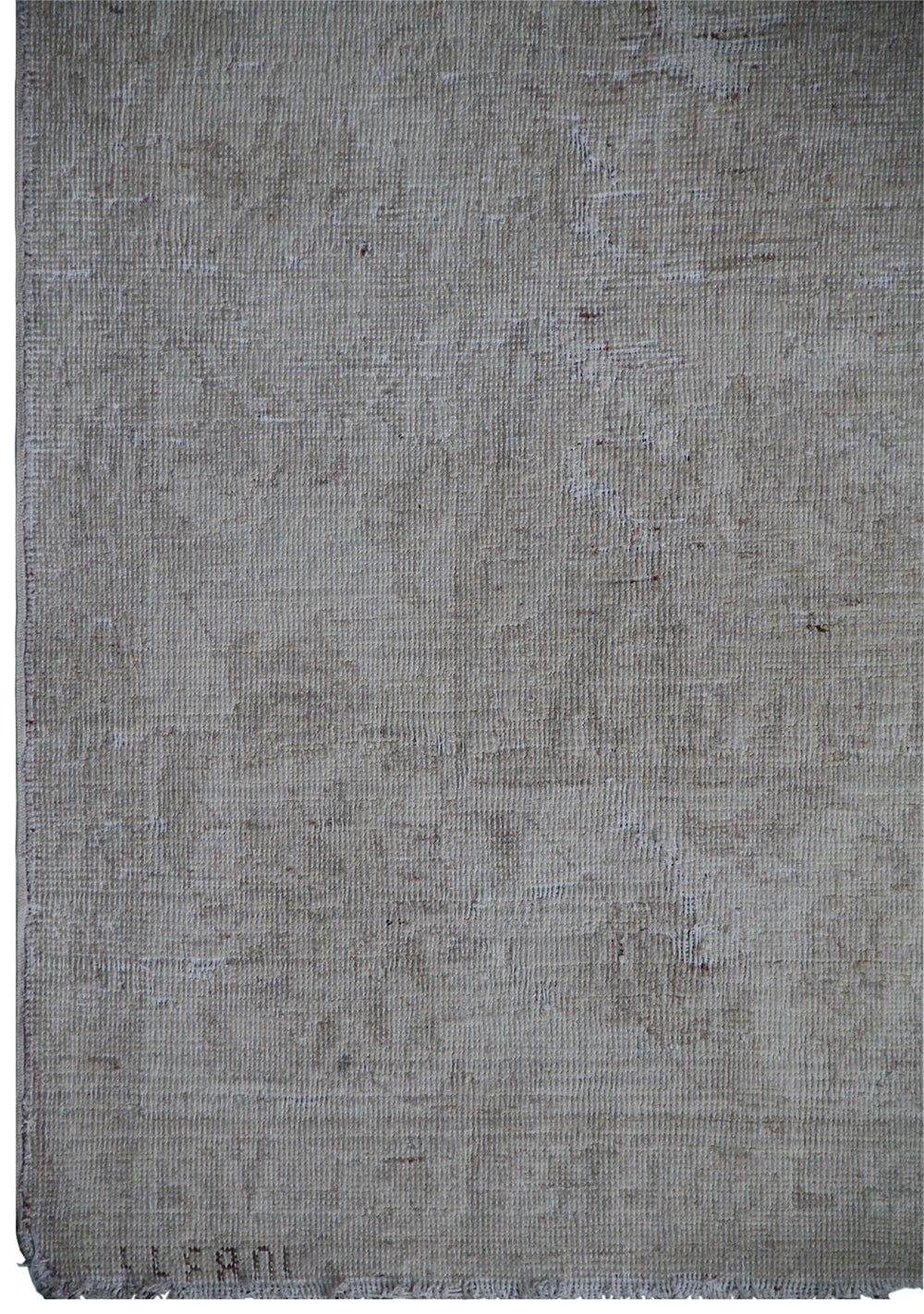 6'x9' Pale Agra Rug | Hand-Knotted Wool | Soft White Vintage Look Rug