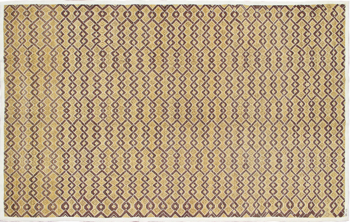 Ariana-Transitional-Modern-Geometric-Rug-Gold-Purple