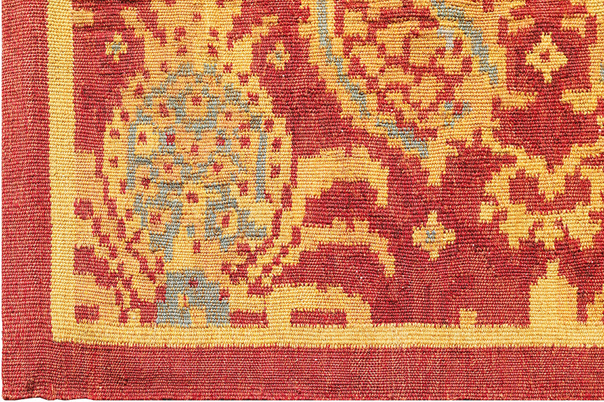 4x6 Red Gold Blue Ariana Kilim Collection