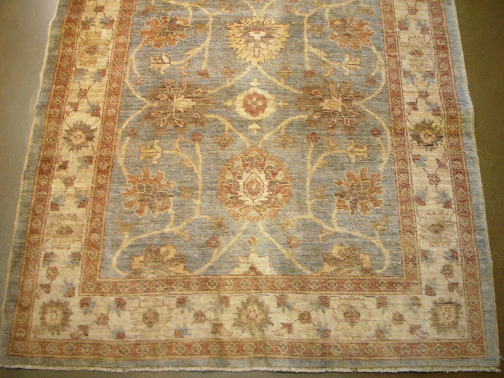 4'x14' Grey Gold Tabriz Design Ariana Traditional Long Wide Runner Rug