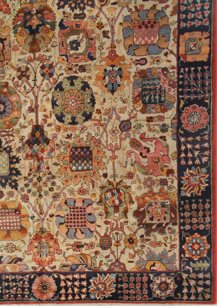 7'x10' Vintage European Wool Rug | Hand Made Area Rug