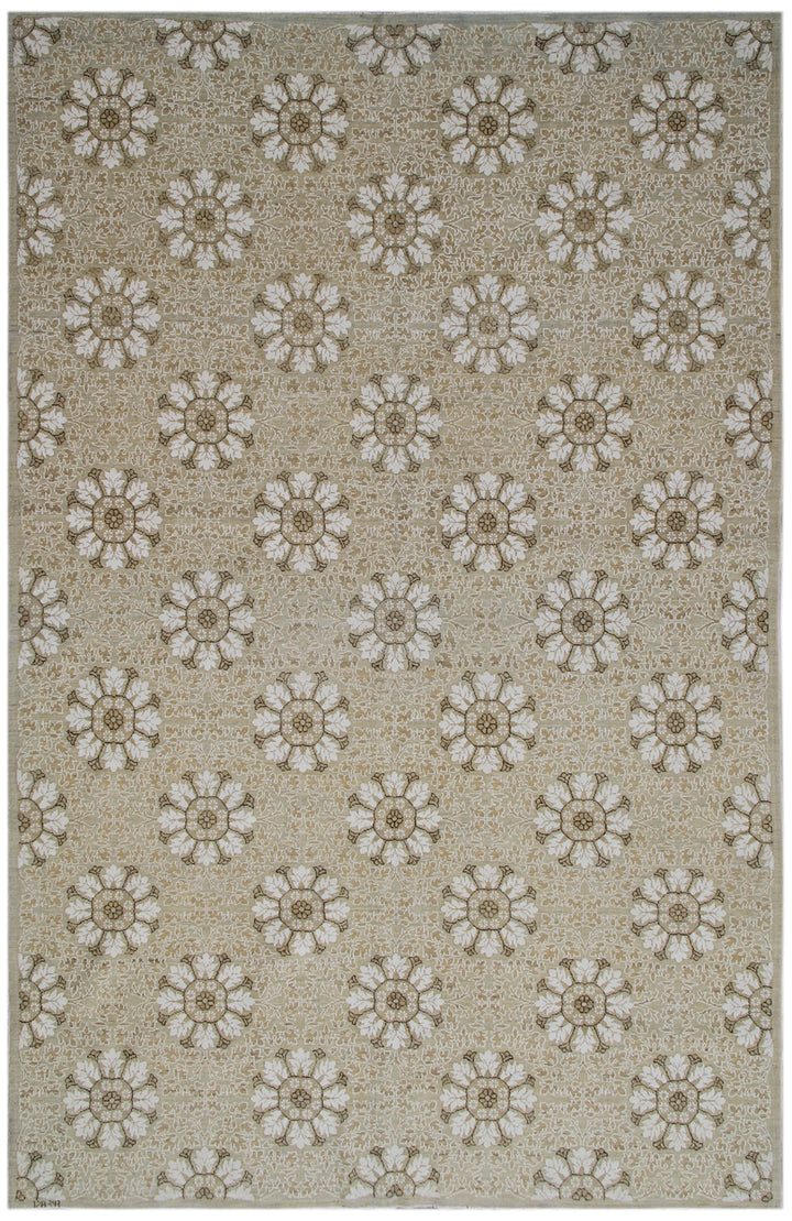 7'x10' Wool Rug | Soft Colors | Ariana Transitional Area Rug