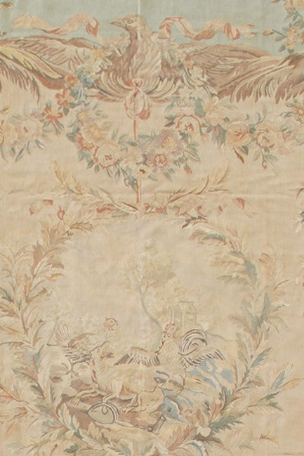 7'x11' Wool Tapestry |French Aubusson Design Wall Tapestry