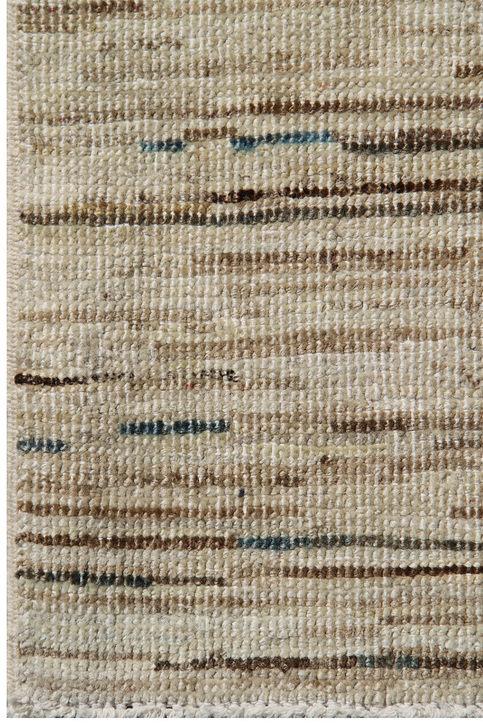 7'x9' Hand-Knotted Rug |Organic Wool | Linear Design | Modern Collection