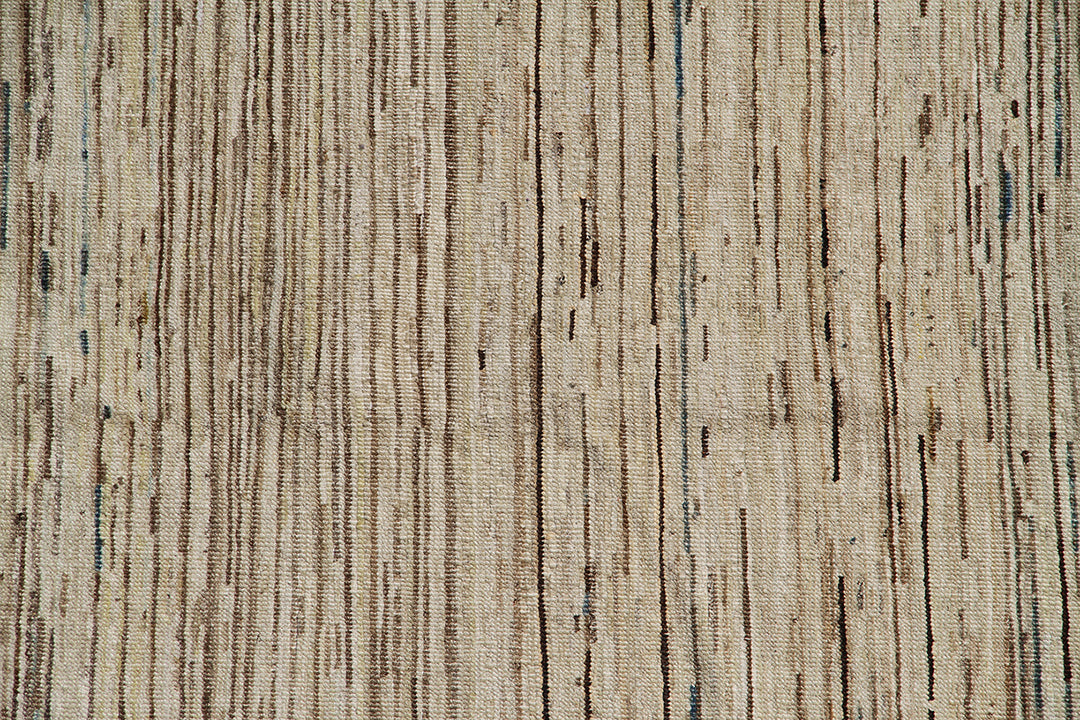7'x9' Hand-Knotted Rug |Organic Wool | Linear Design | Modern Collection