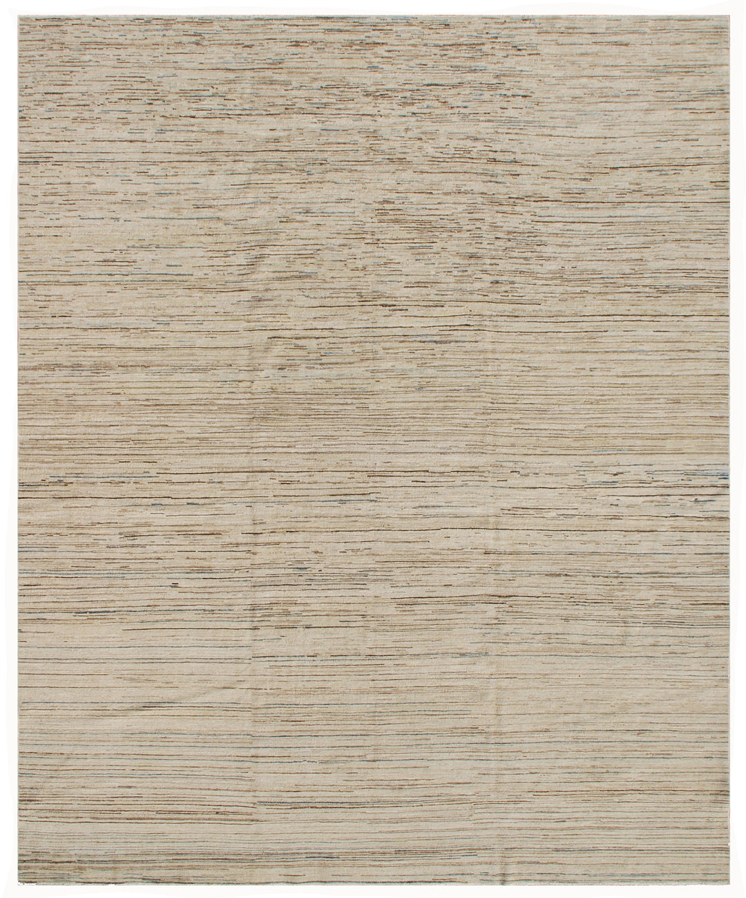 7'x9' Hand-Knotted Rug |Organic Wool | Linear Design | Modern Collection