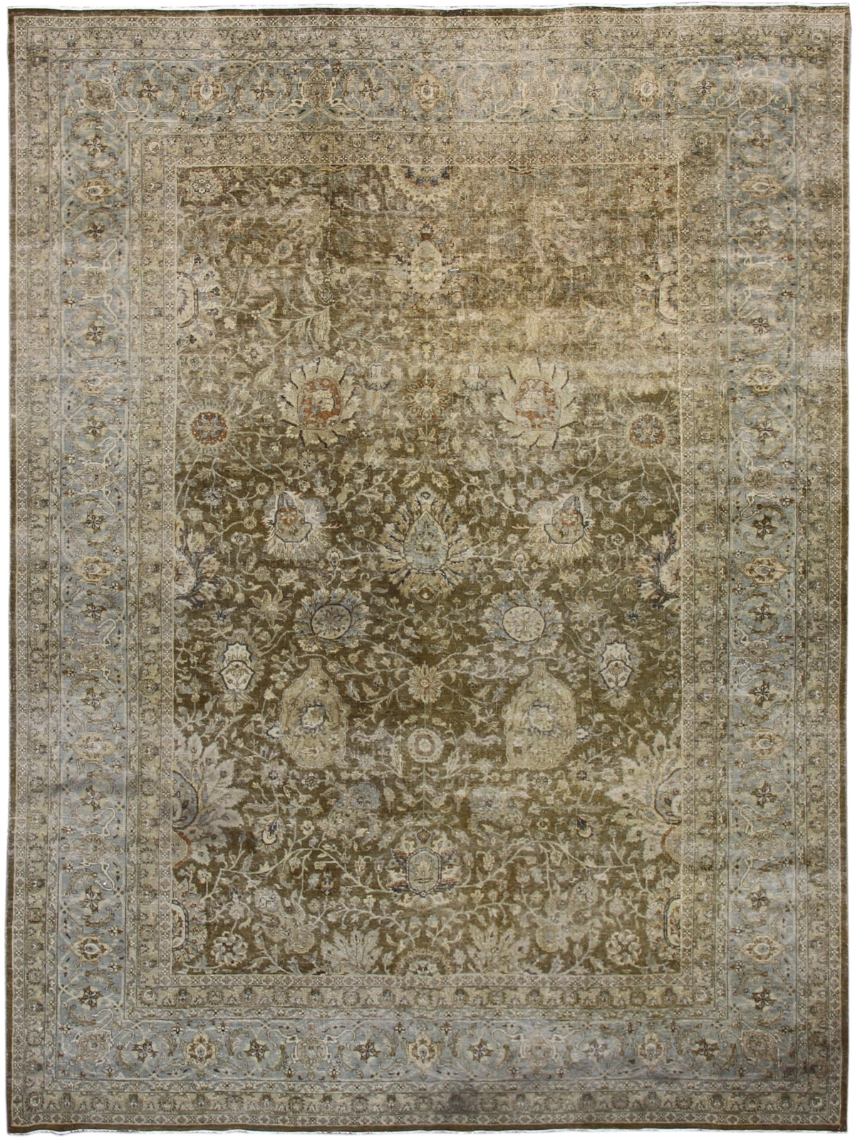 7'x9' Vintage Persian Tabriz Rug – Ariana Rugs