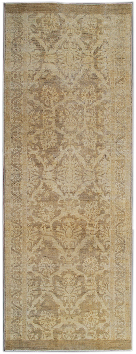 4'x12' Spanish Design Ariana Transitional Hand Knotted Runner Rug
