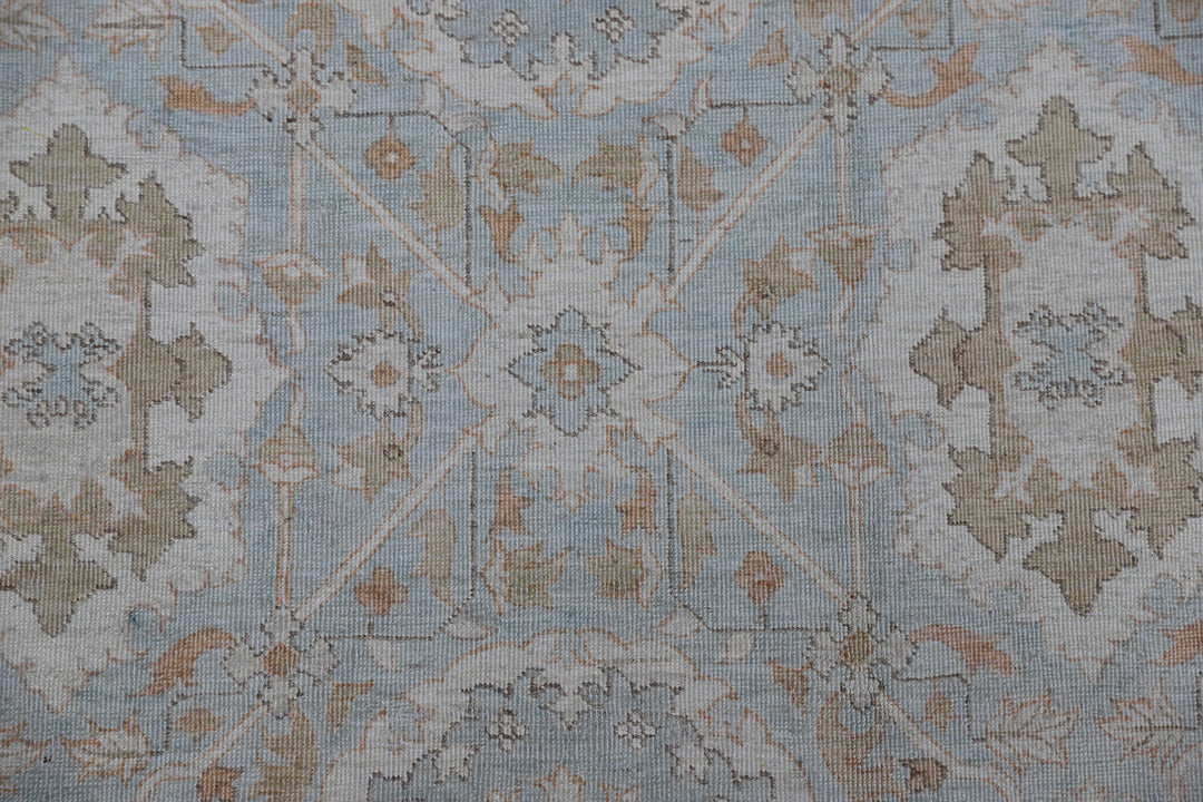 8'x10' Afghan Hand-Knotted Floral Agra Rug | Traditional | Organic Wool Rug