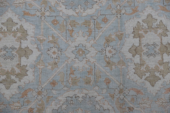 8'x10' Afghan Hand-Knotted Floral Agra Rug | Traditional | Organic Wool Rug