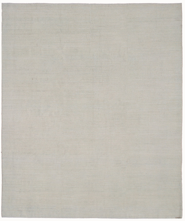 8'x10' Afghan Hand-Knotted Linear Rug | Organic Wool, Modern Earth Tones