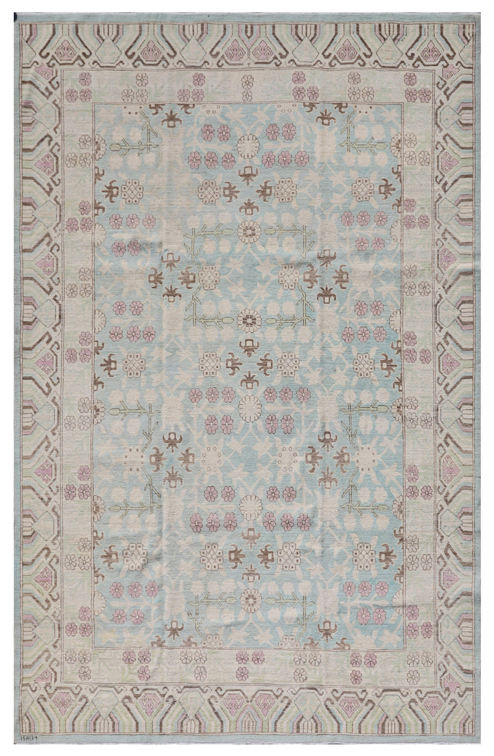 8'x10' Afghan Hand-Knotted Rug | Samarkand Rug – Organic Wool