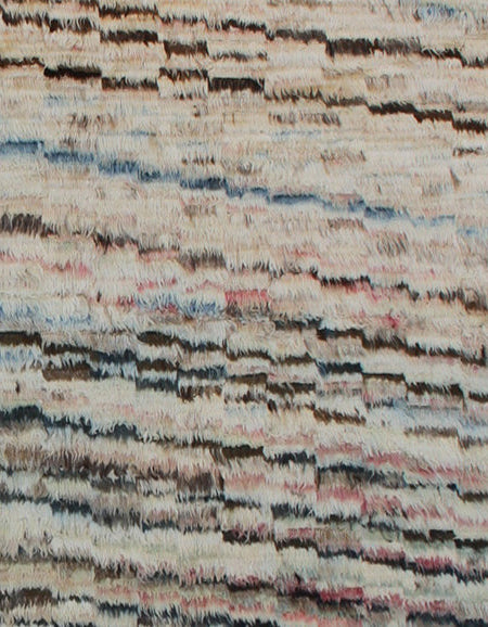 8'x10' Afghan Hand-Knotted Shag Rug | Moroccan Style | Modern Rug