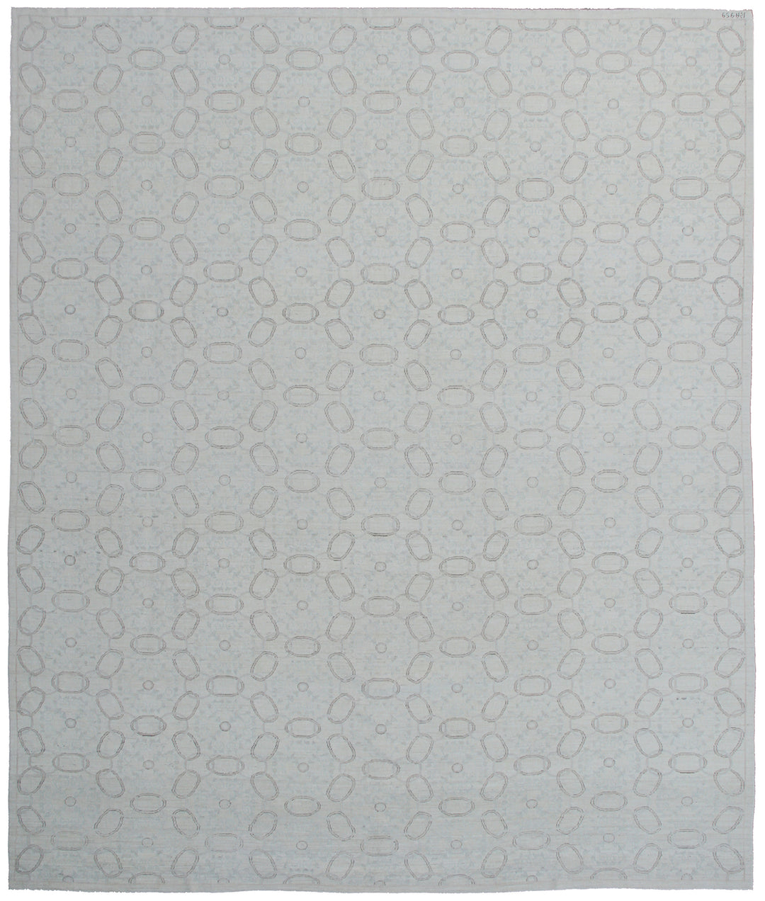 8'x10' Hand-Knotted Afghan Rug | Organic Wool | Transitional Rug