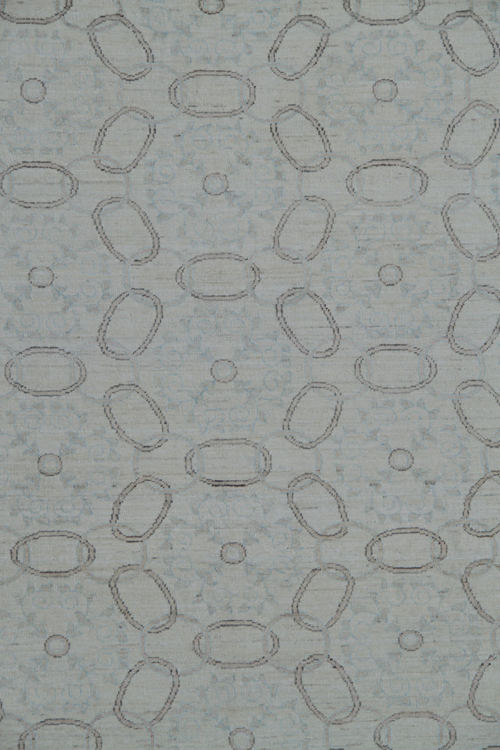 8'x10' Hand-Knotted Afghan Rug | Organic Wool | Transitional Rug