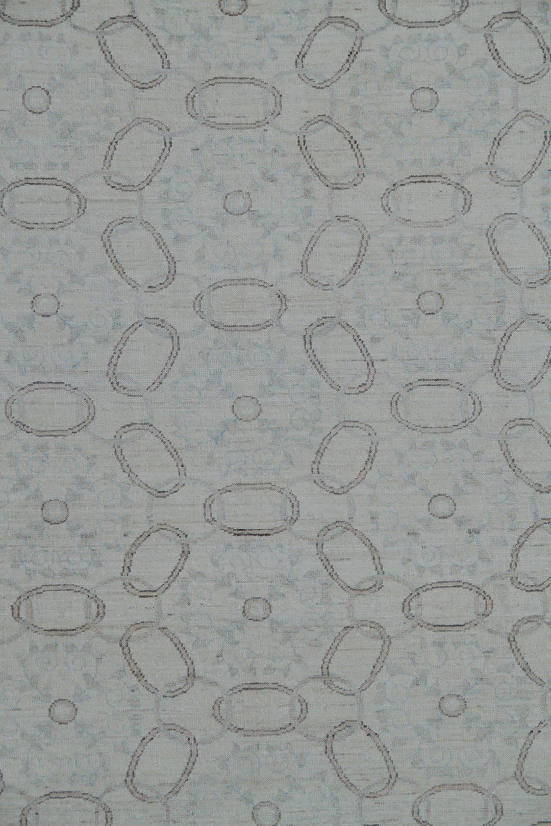 8'x10' Hand-Knotted Afghan Rug | Organic Wool | Transitional Rug