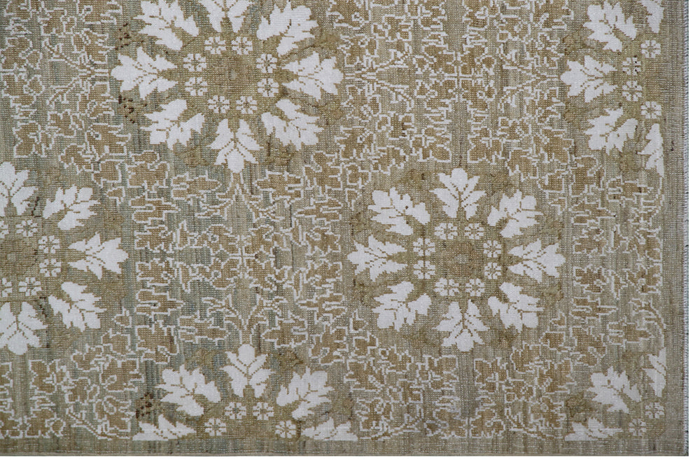 8'x10' Hand-Knotted European Rug | Ariana Transitional Collection | Organic Wool