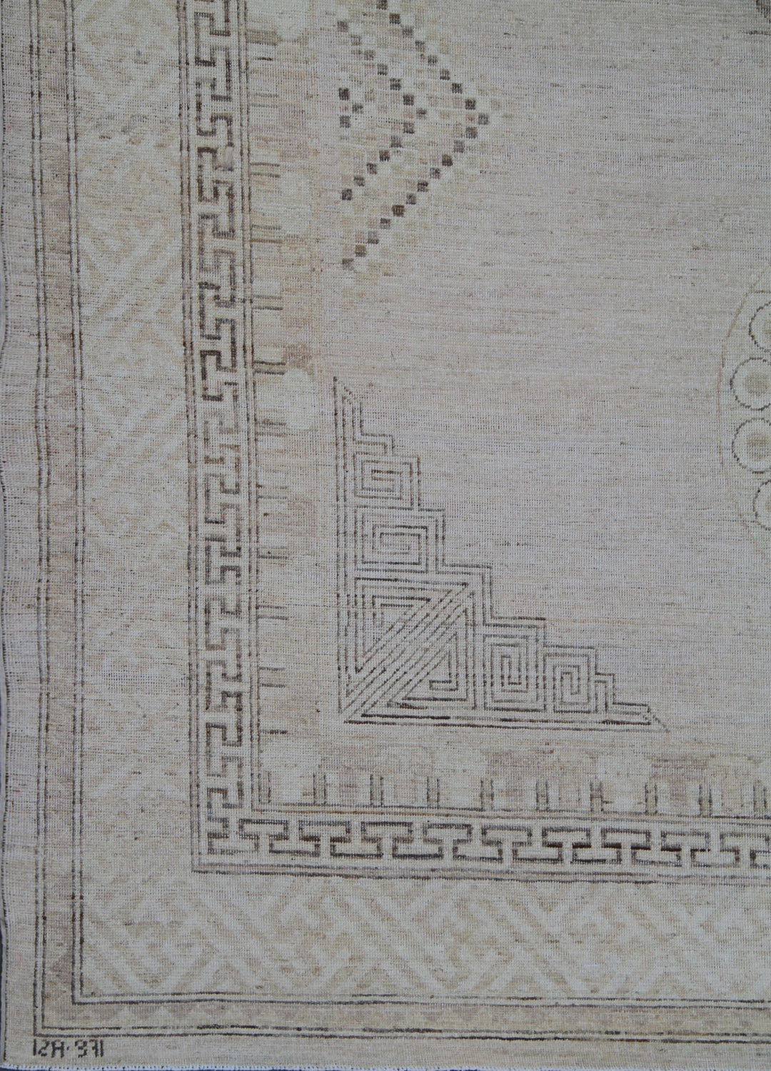 8'x10' Hand-Knotted Khotan Rug | Organic Wool | Medallion | Samarkand Rug