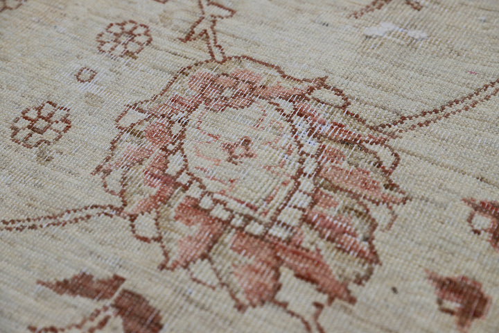8'x10' Hand-knotted Rug |Persian Shah Abbas Tabriz Design Rug