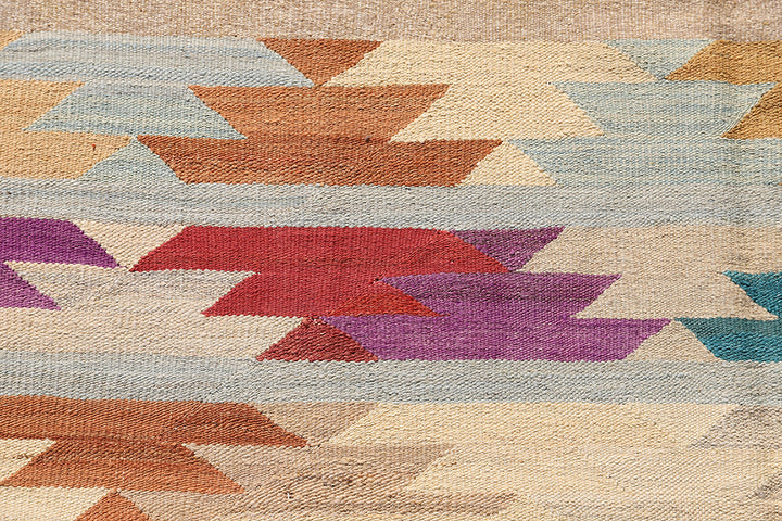 Kilim Wool Rug | Colorful Ariana Hand-woven Kilim
