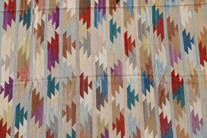Kilim Wool Rug | Colorful Ariana Hand-woven Kilim