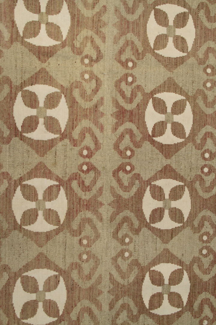 8'x10' Luxury Afghan Hand-Knotted Rug – Unique Geometric Design, Organic Wool