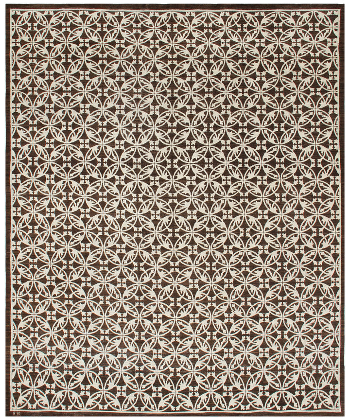 8'x10' Modern Geometric Rug | Hand-Knotted Rug